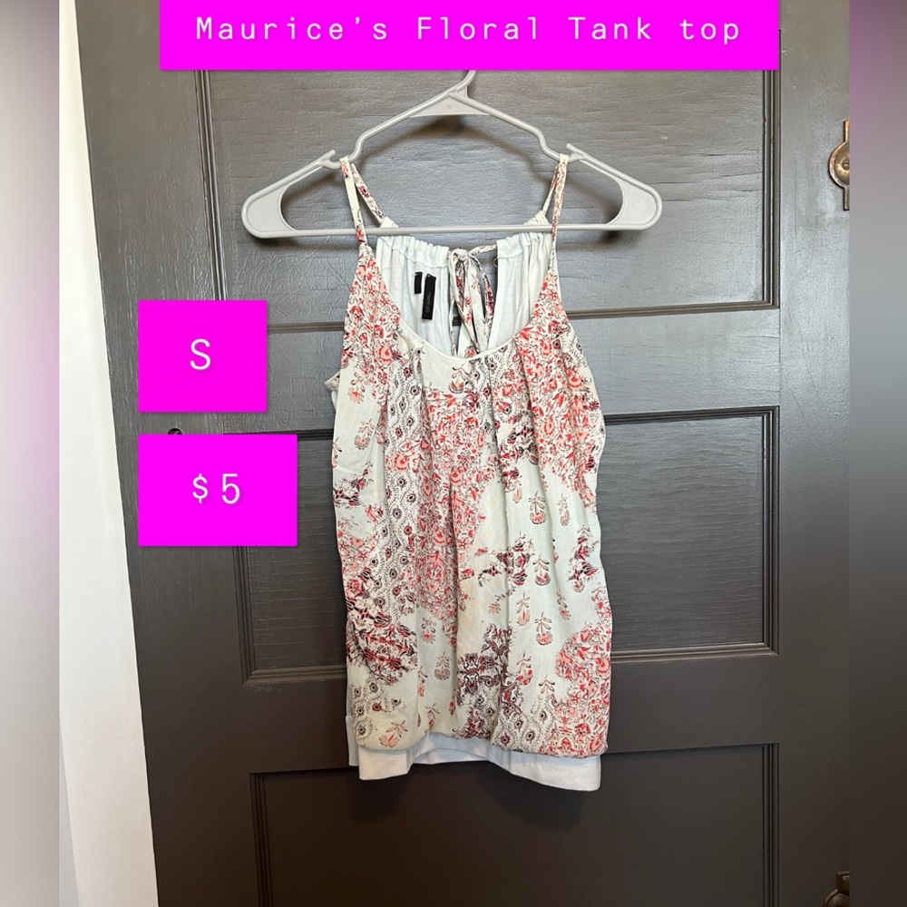 Maurice’s floral tank top